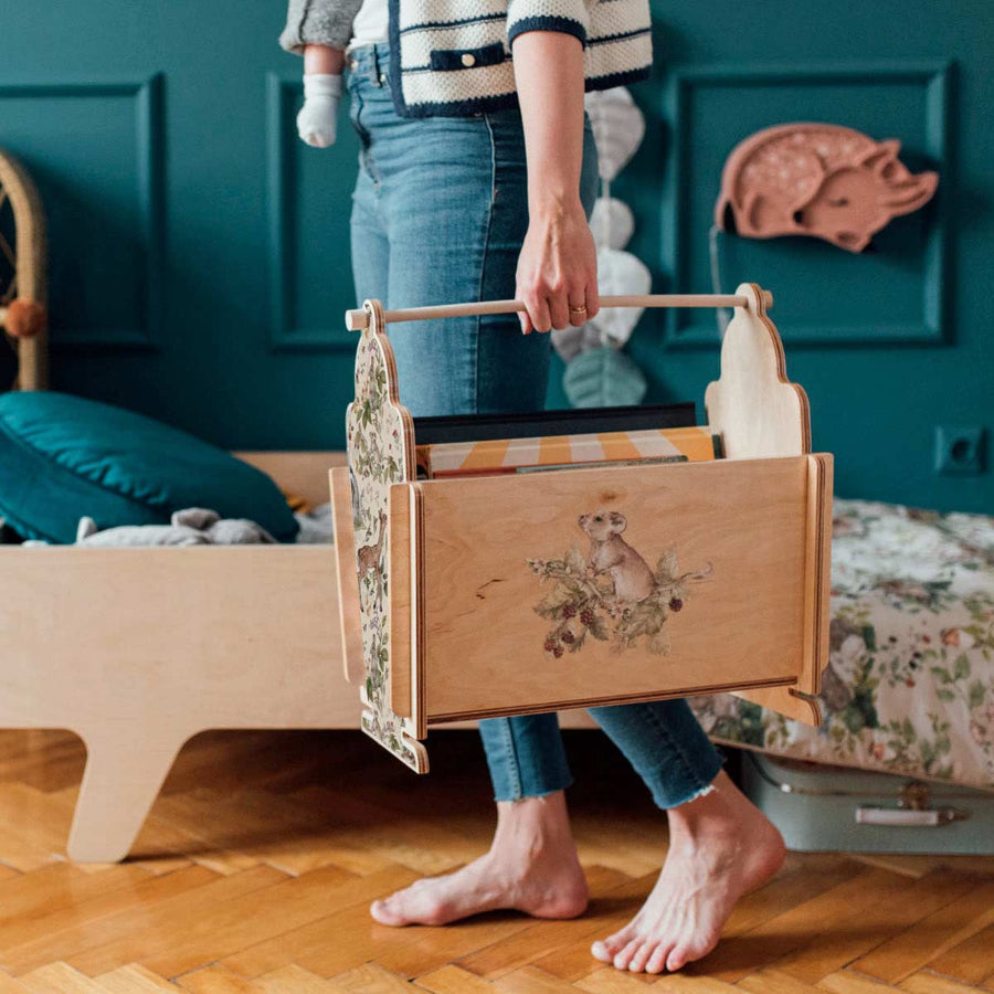 LITTLE Helper / Organizing Basket Cute Forest Animals Mouse