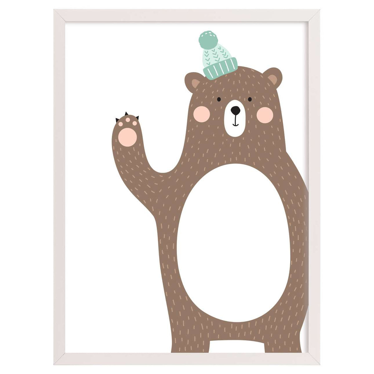 Forest Friends bear 30x40cm