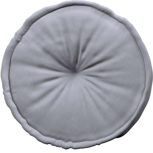 French pouf 50x13cm - Posh Velvet - grey