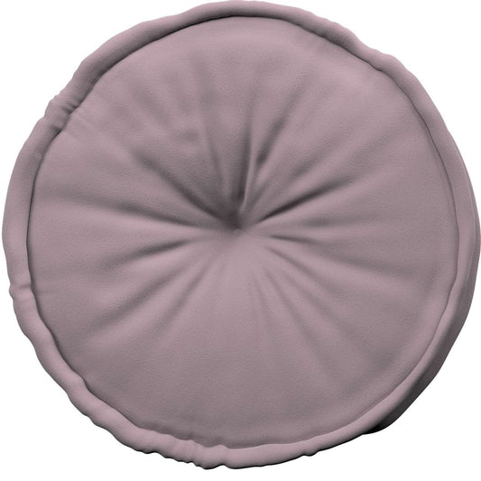 French pouf 50x13cm - Posh Velvet - dusty pink
