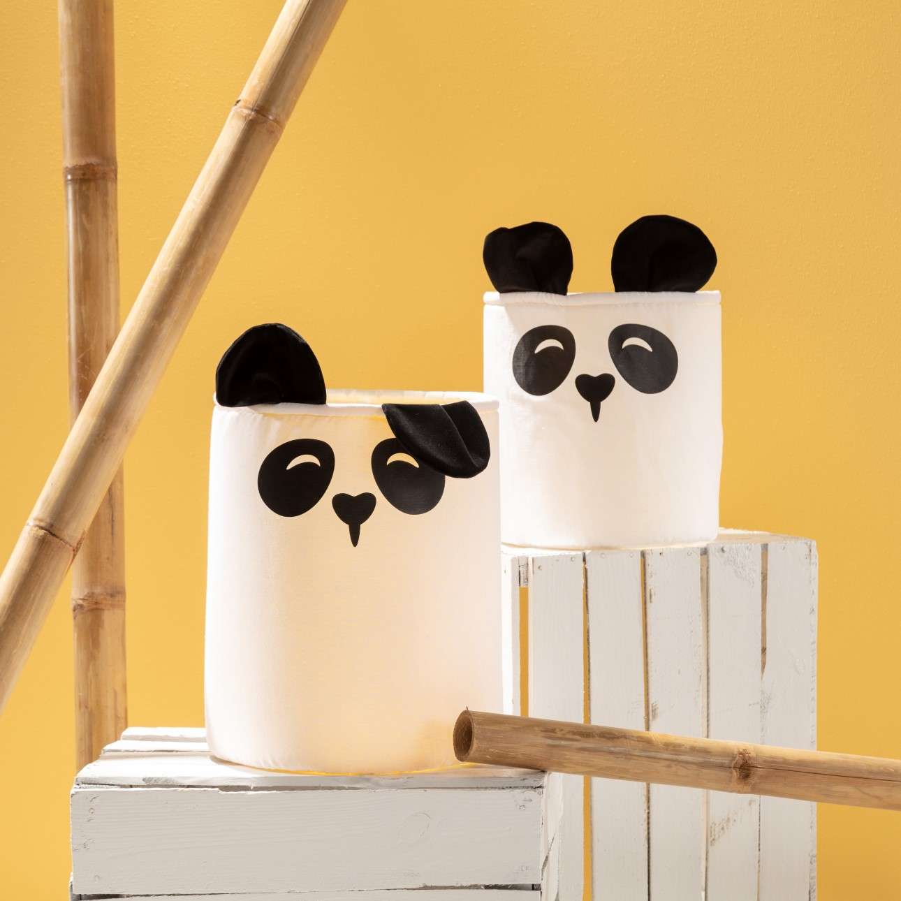 Panda Happy Band Toy Basket