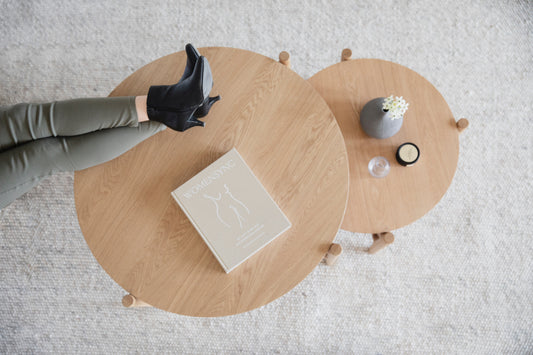 Rowico HOLTON Round Coffee Table Ø62 CM & Ø87 CM