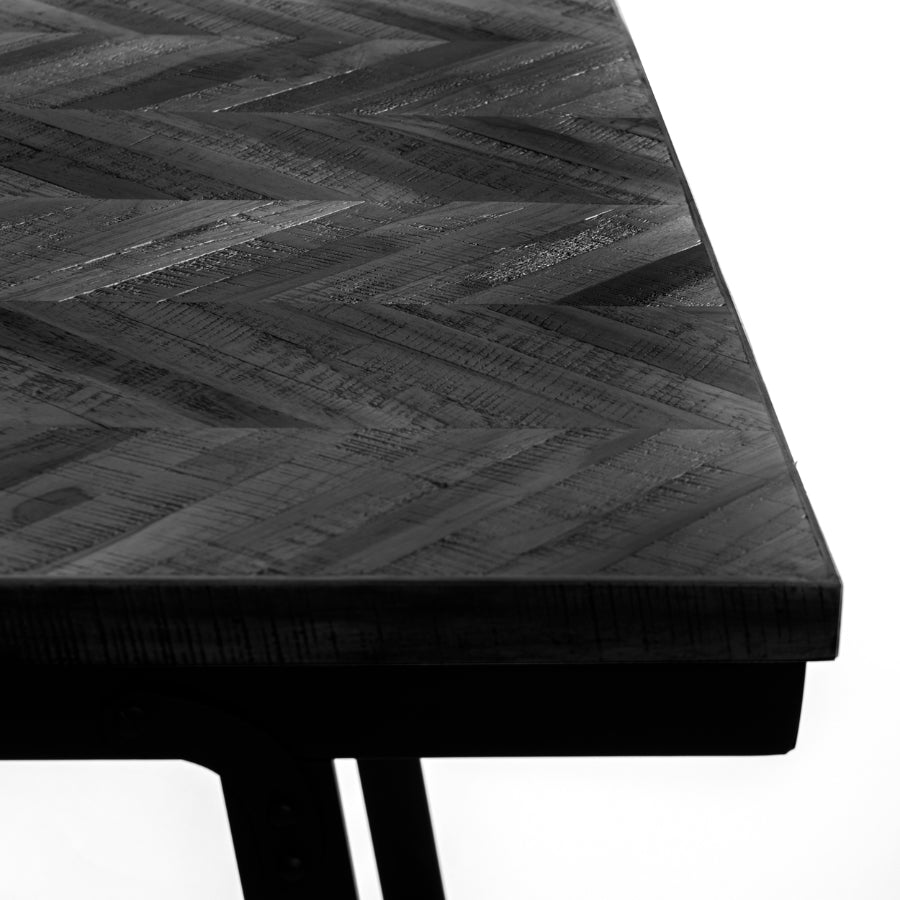 HERRINGBONE Stehtisch - Schwarz 140 CM