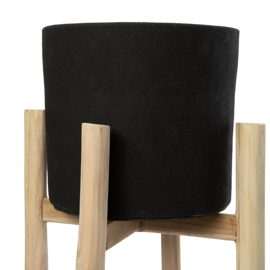 CHARCOAL Plant Holder - Black