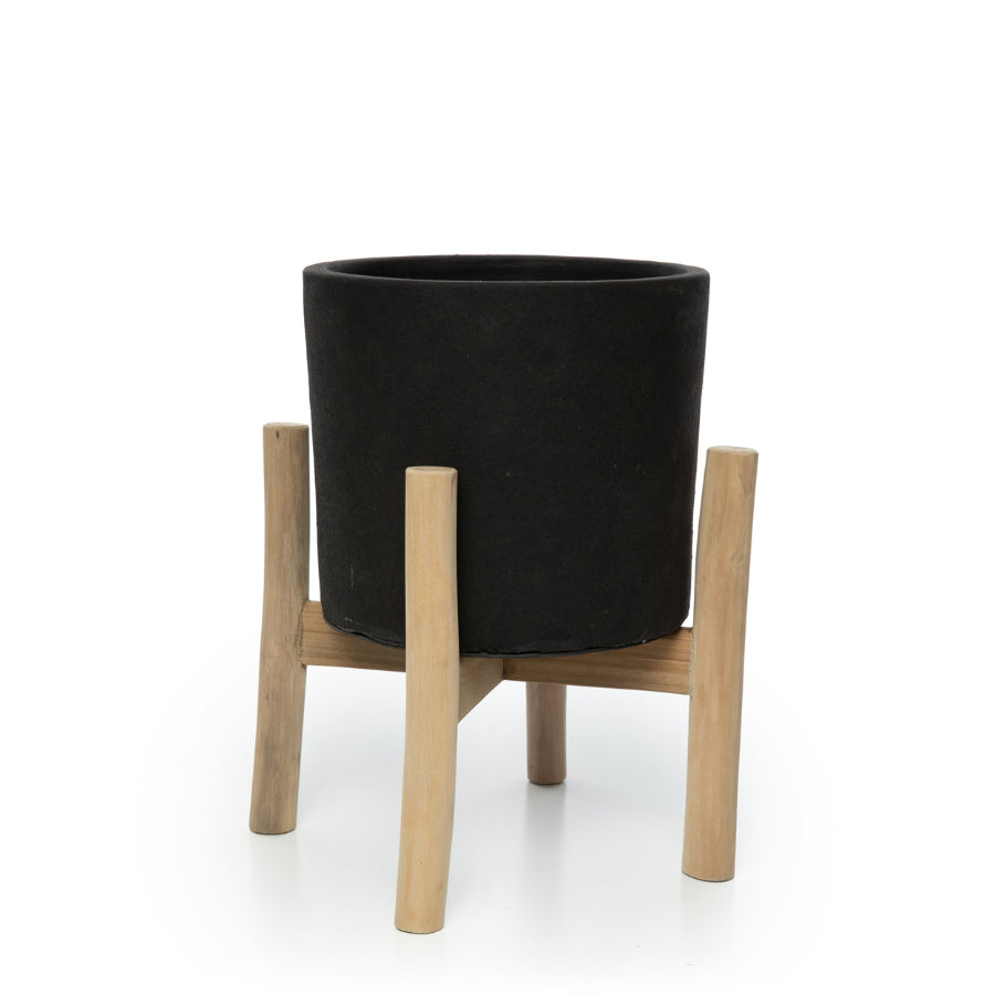 CHARCOAL Plant Holder - Black