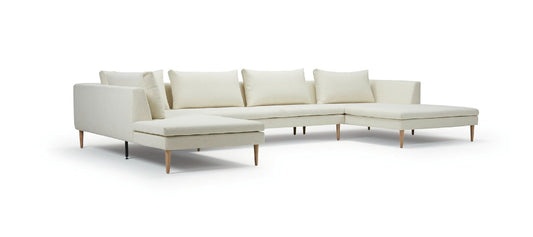 CALINA 3-Sitzer mit beidseitig geöffneten Sitzflächen 381 CM