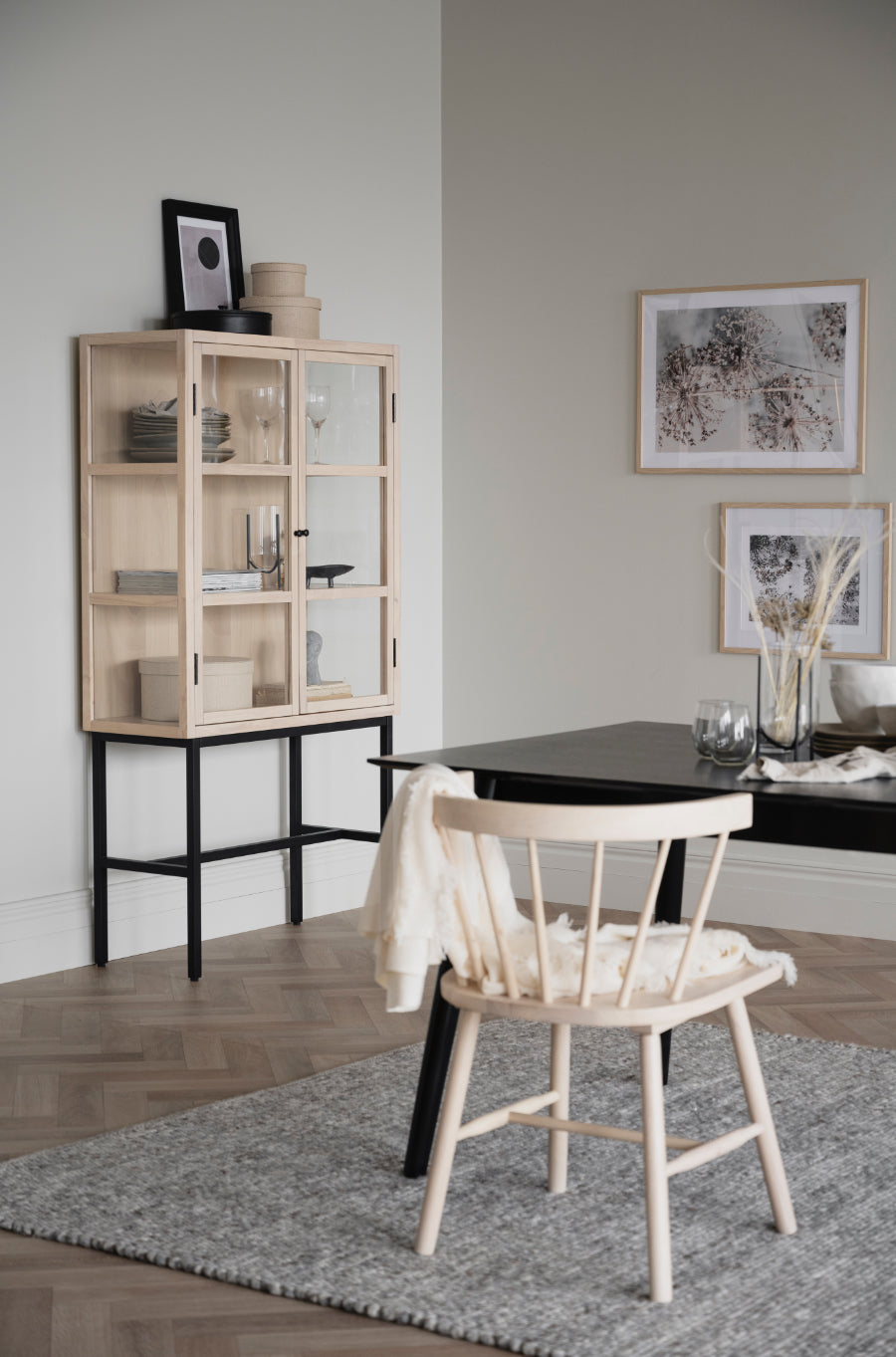 Rowico LOTTA Black Dining Table 140 CM