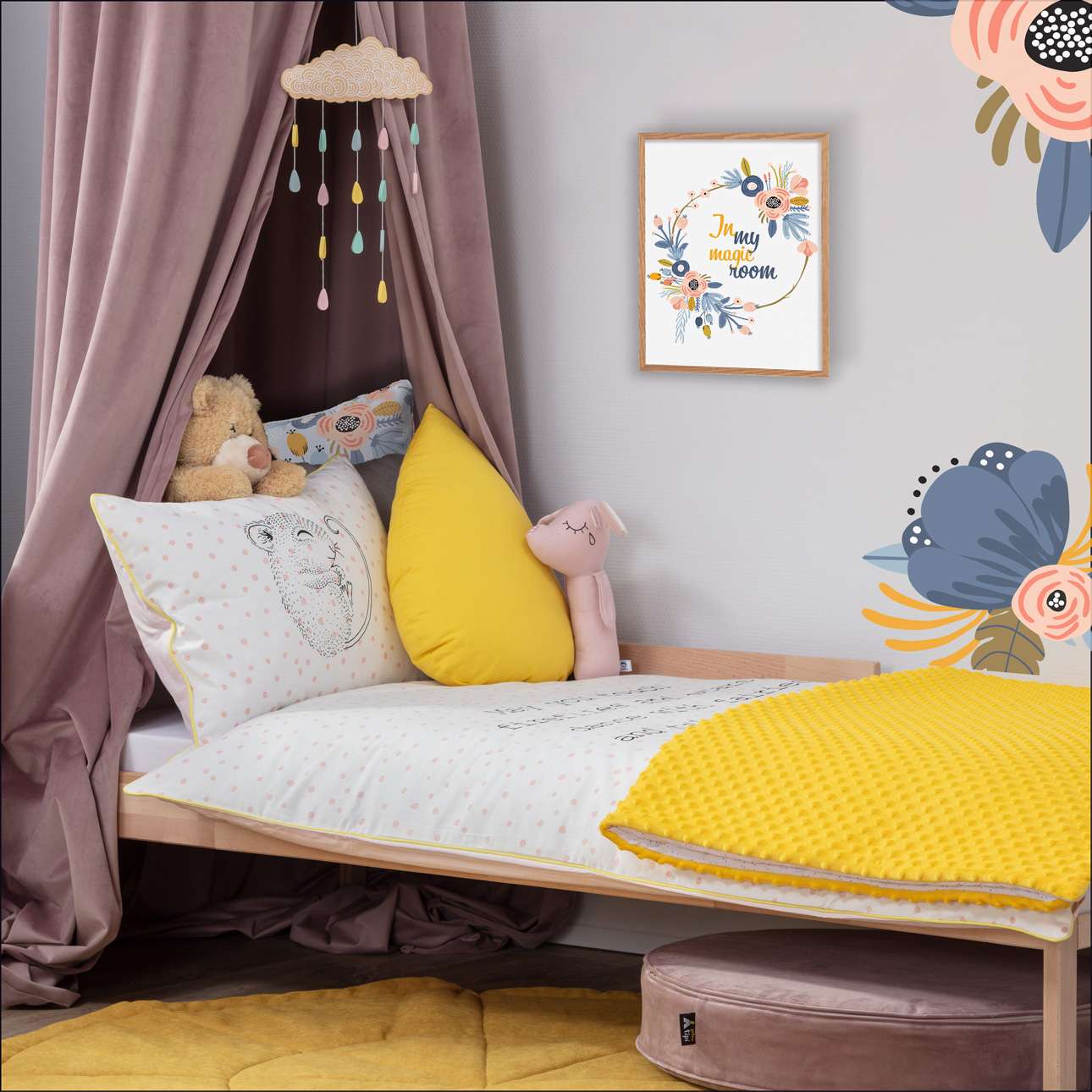 Magic Flowers Sticker Set - 150x90CM