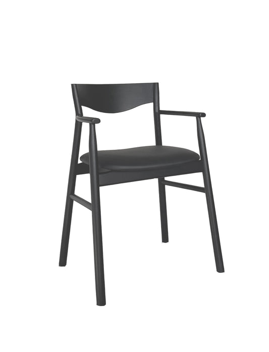 Silla de cuero MARGRETHE