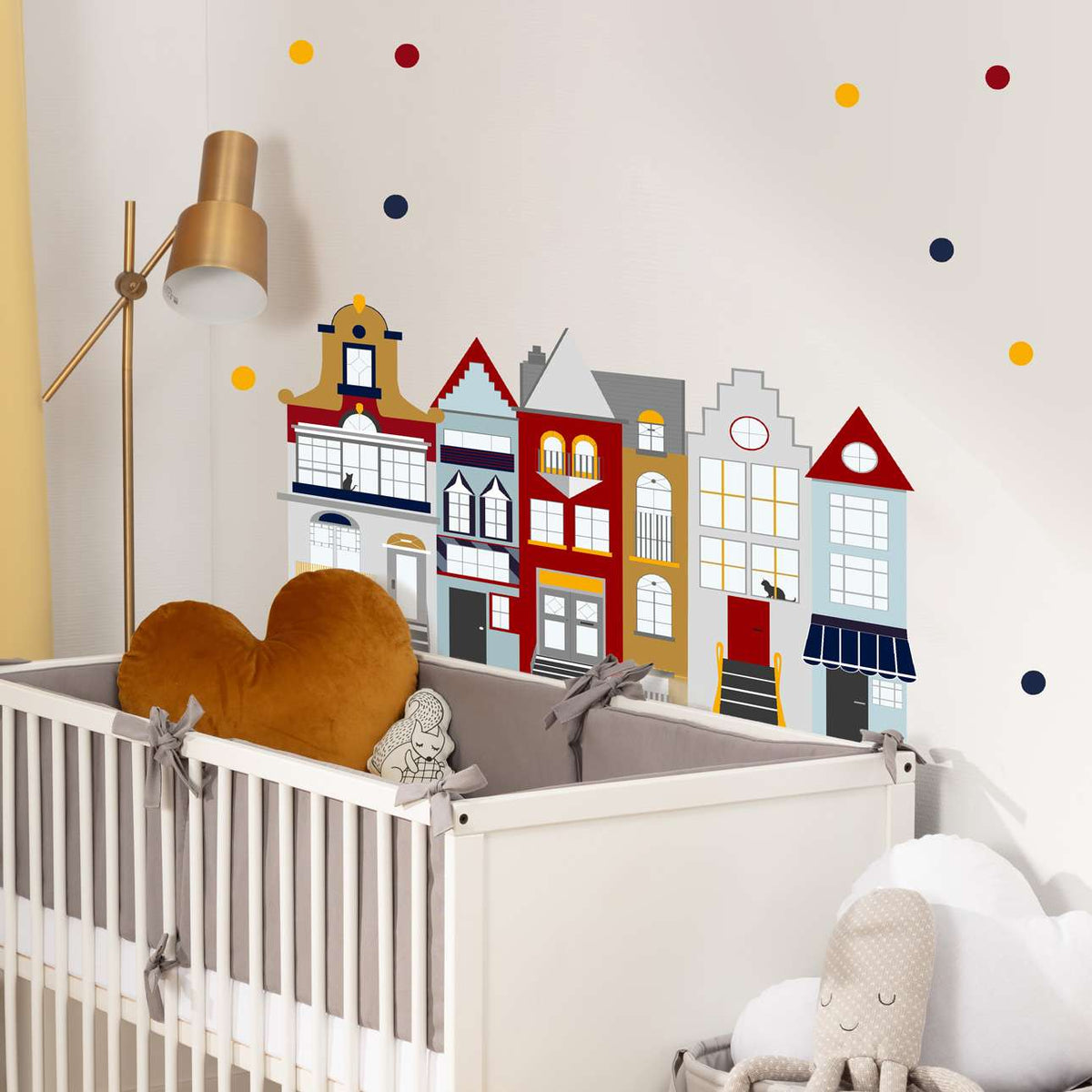 Mini Dots Intense Tone Sticker Set - 40x40 cm