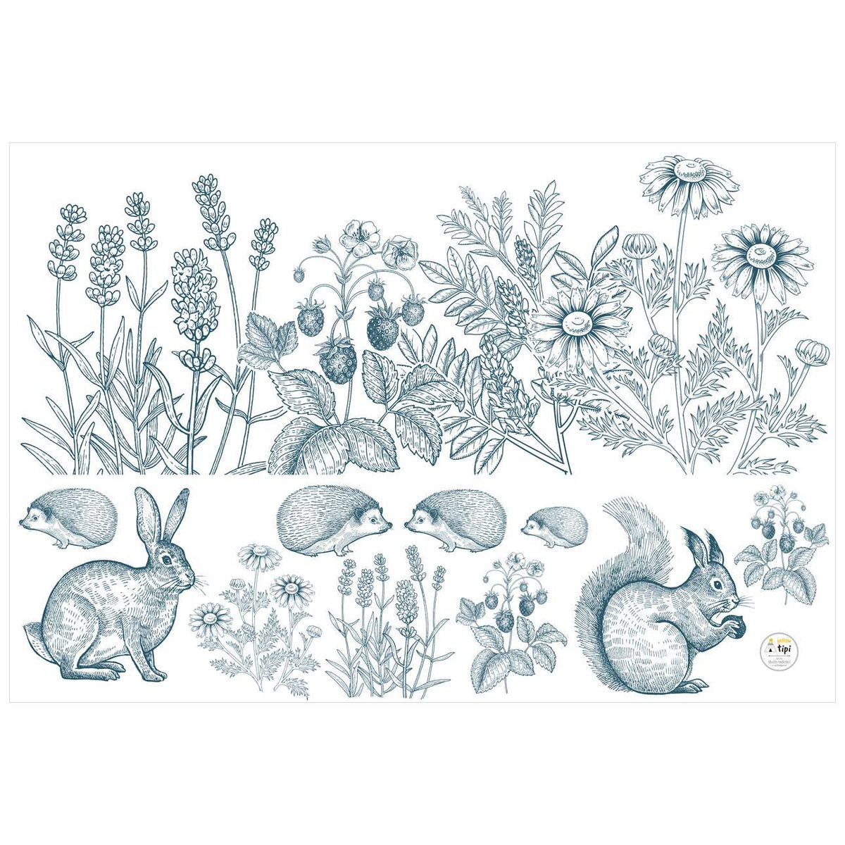 On The Meadow Sticker Set - 150x100 cm