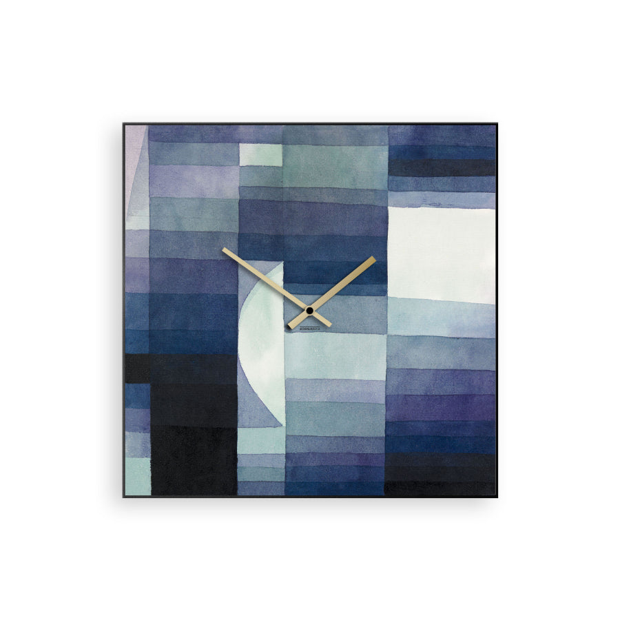 Reloj de pared con manecillas doradas de 50 cm