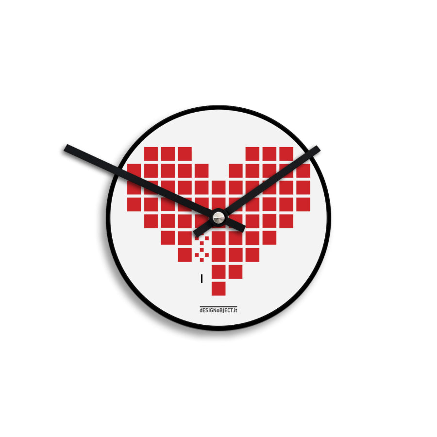 LOVE Invaders Wall Clock 12 CM