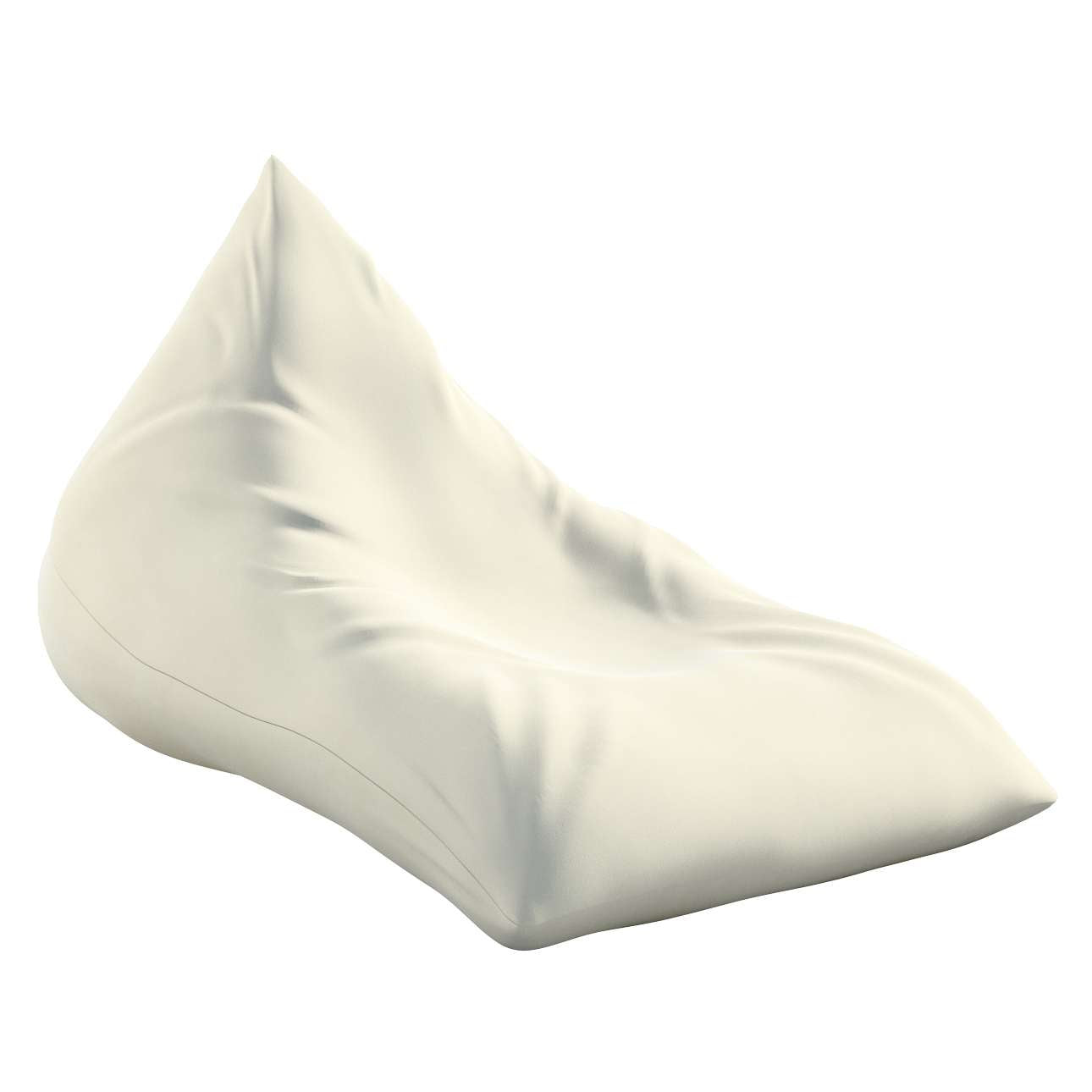 Pouf-couch Posh Velvet - creamy white