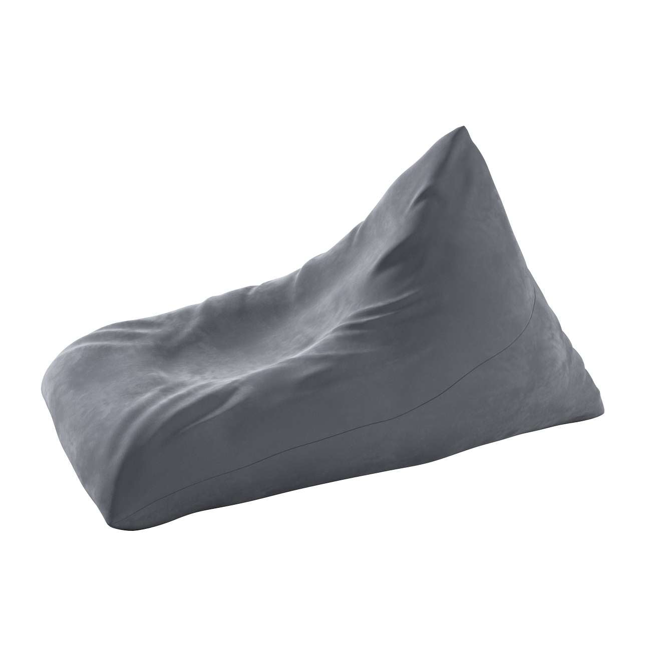 Pouf-couch Posh Velvet - graphite grey