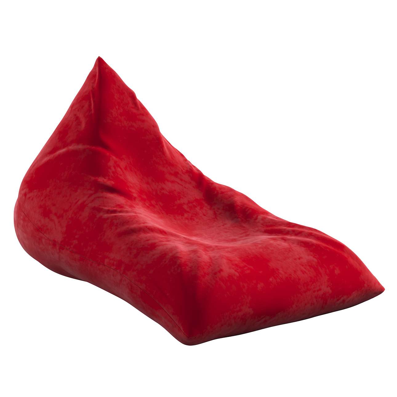 Pouf-couch Posh Velvet - cherry red