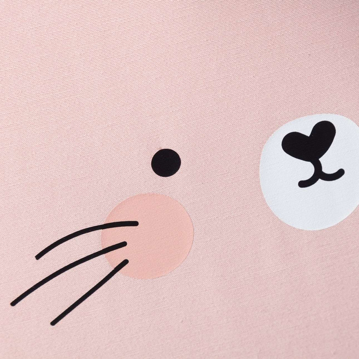 Rainbow Cube Pouf - Pink (Rabbit)
