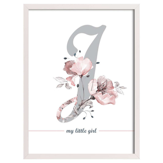 Buchstabe „Rose Lagoon“ 30x40cm