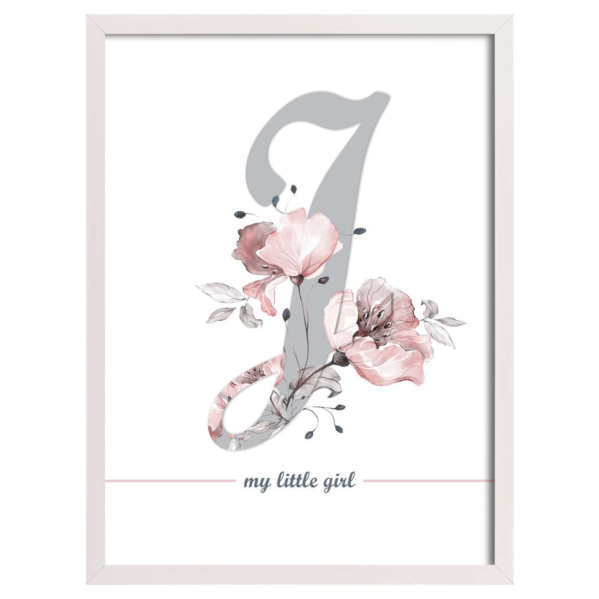 Rose Lagoon Letter 30x40cm