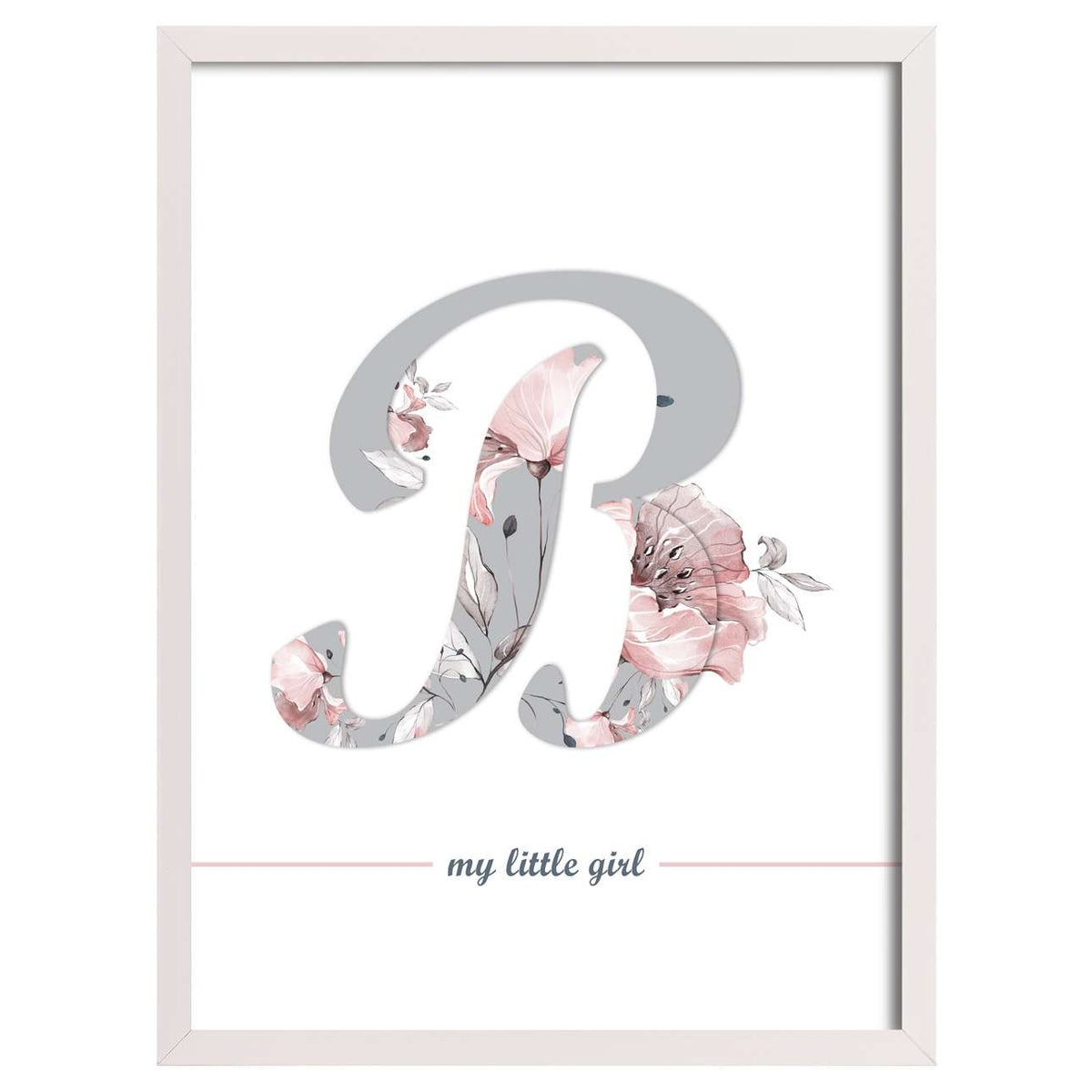 Rose Lagoon Letter 30x40cm