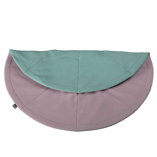 Round mat - 130cm (Posh Velvet) - dusty pink