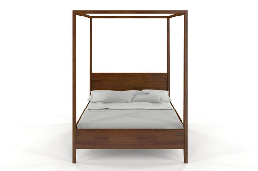 CANOPY Walnut Pine Bed