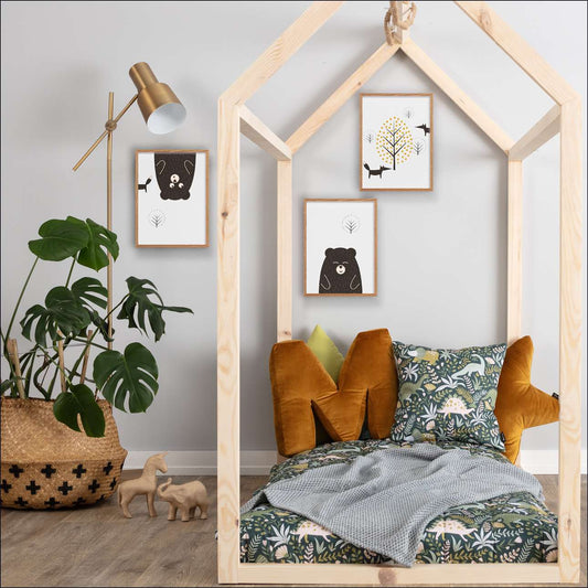 Scandi Waldbär II 30x40cm