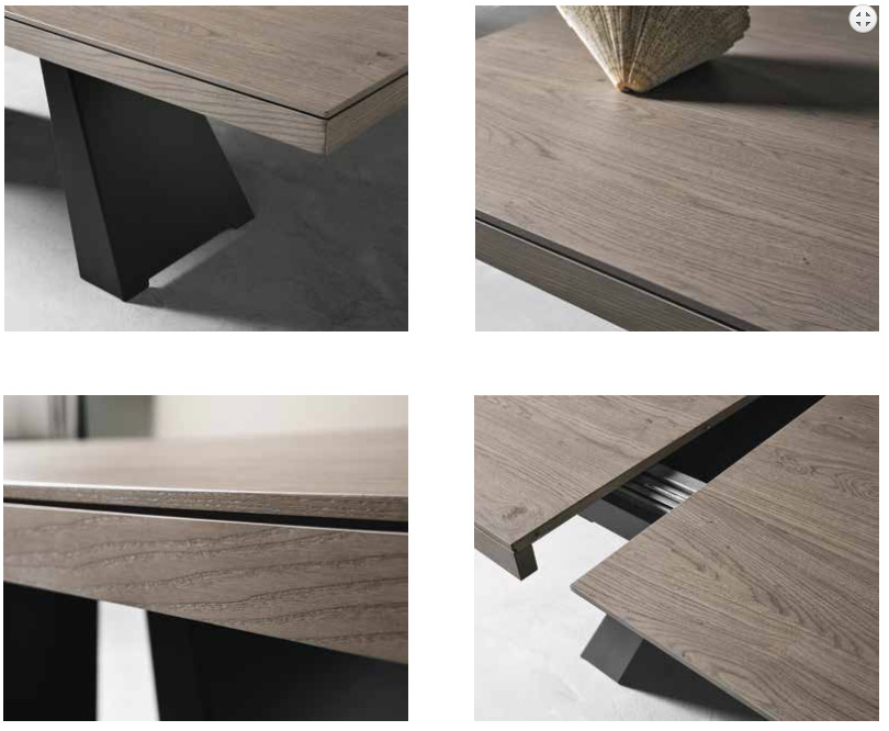 Ausziehbarer Esstisch SILVER Central