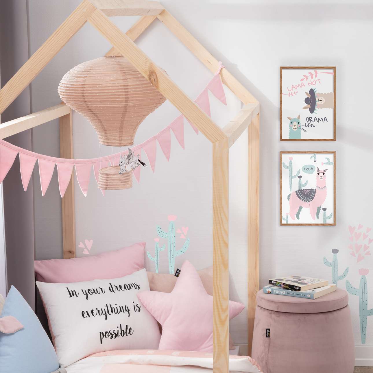 Süßes Lama I 30x40CM