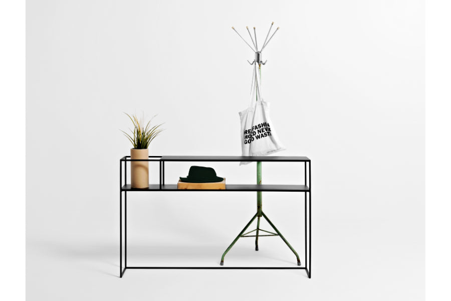 Consola de metal con forma de flor SENSO