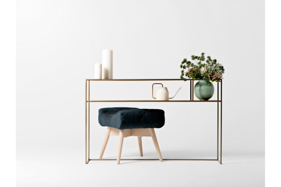 Consola de metal con forma de flor SENSO