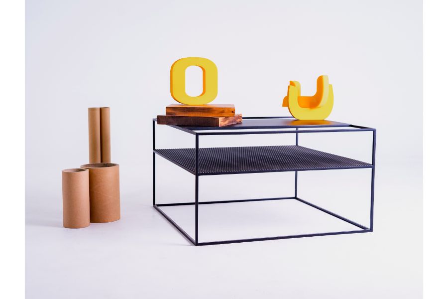 Mesa de centro de metal MATRIX