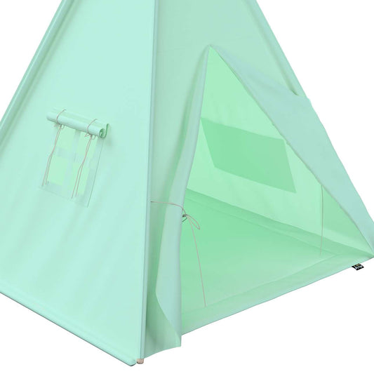 Alfombra tipi - 110x110 (Happiness) - verde menta