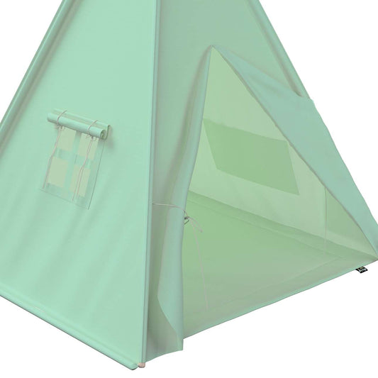 Alfombra tipi - 110x110 (Happiness) - eucalipto verde