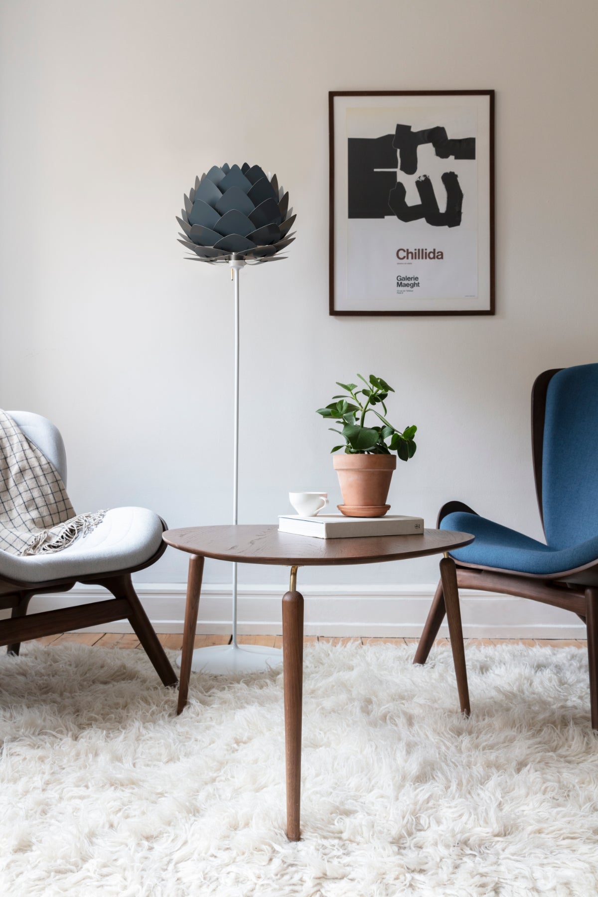 UMAGE ALUVIA Anthracite Grey Santé Floor Lamp