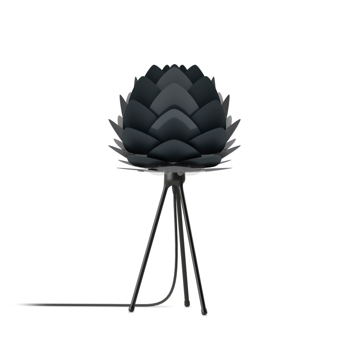 UMAGE ALUVIA Anthracite Grey Tripod Table Lamp