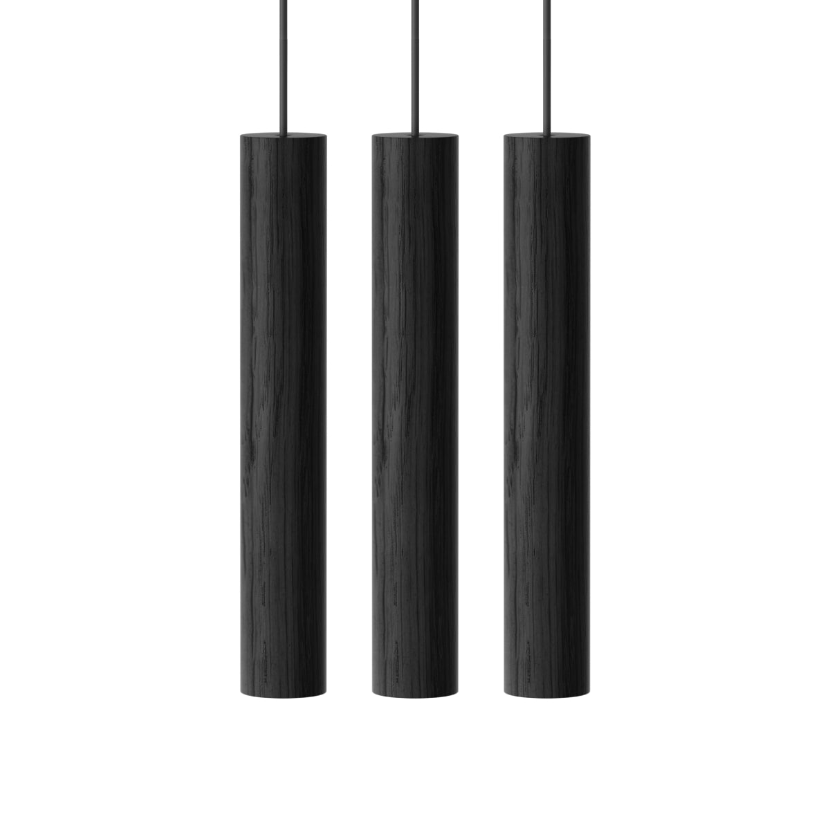 UMAGE CHIMES Cluster 3 Oak LED Pendant Lights
