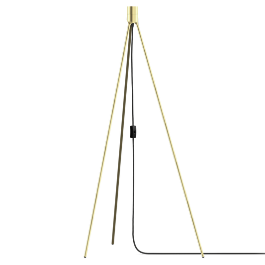 UMAGE TRIPOD Brushed Brass Floor Lamp Stand