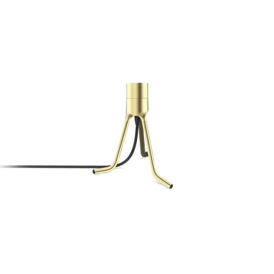 UMAGE TRIPOD Base Brushed Brass Lamp Stand