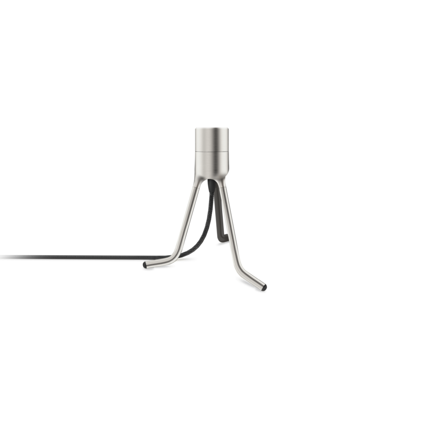 UMAGE TRIPOD Base Brushed Steel Lamp Stand