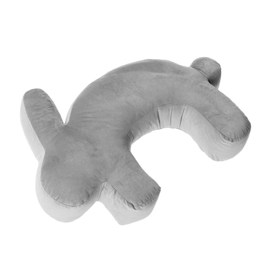 Velvet Bunny grey nursing pillow