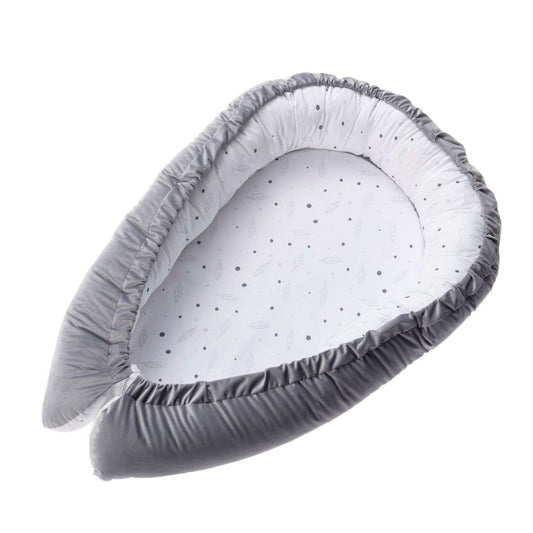 Nido de terciopelo Premium gris - 85x65cm - gris