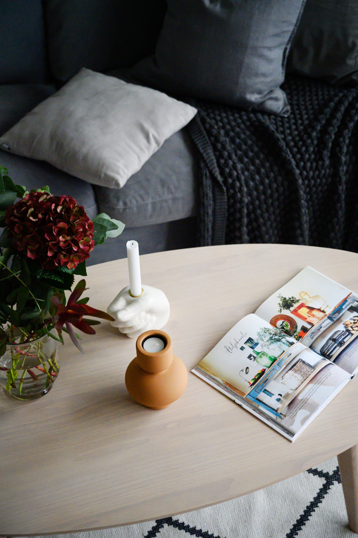 Rowico YUMI Oval Coffee Table 130CM