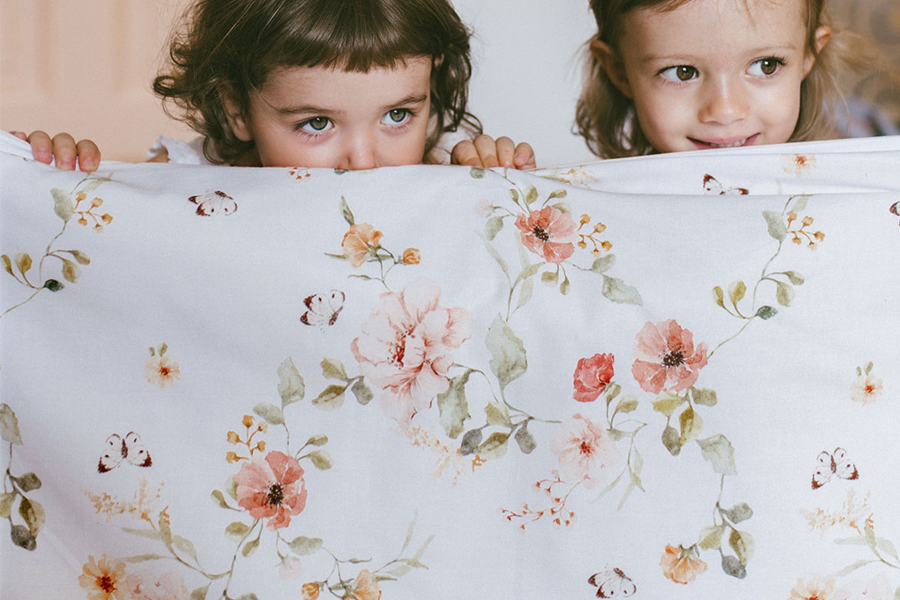 FLORAL Vintage Bettwäsche 100x135CM