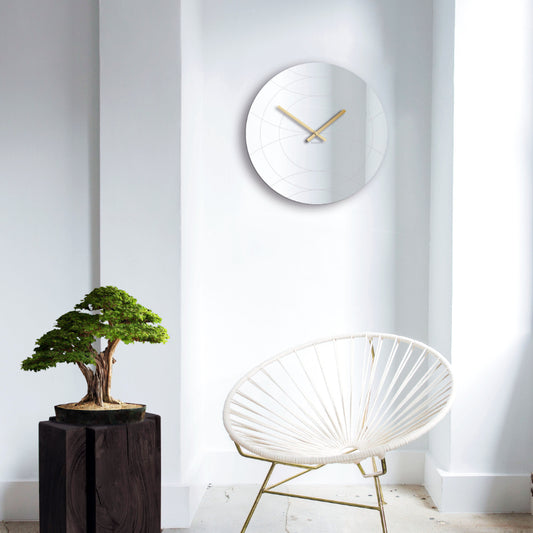 ELEGANCE Mirror Clock 44 CM