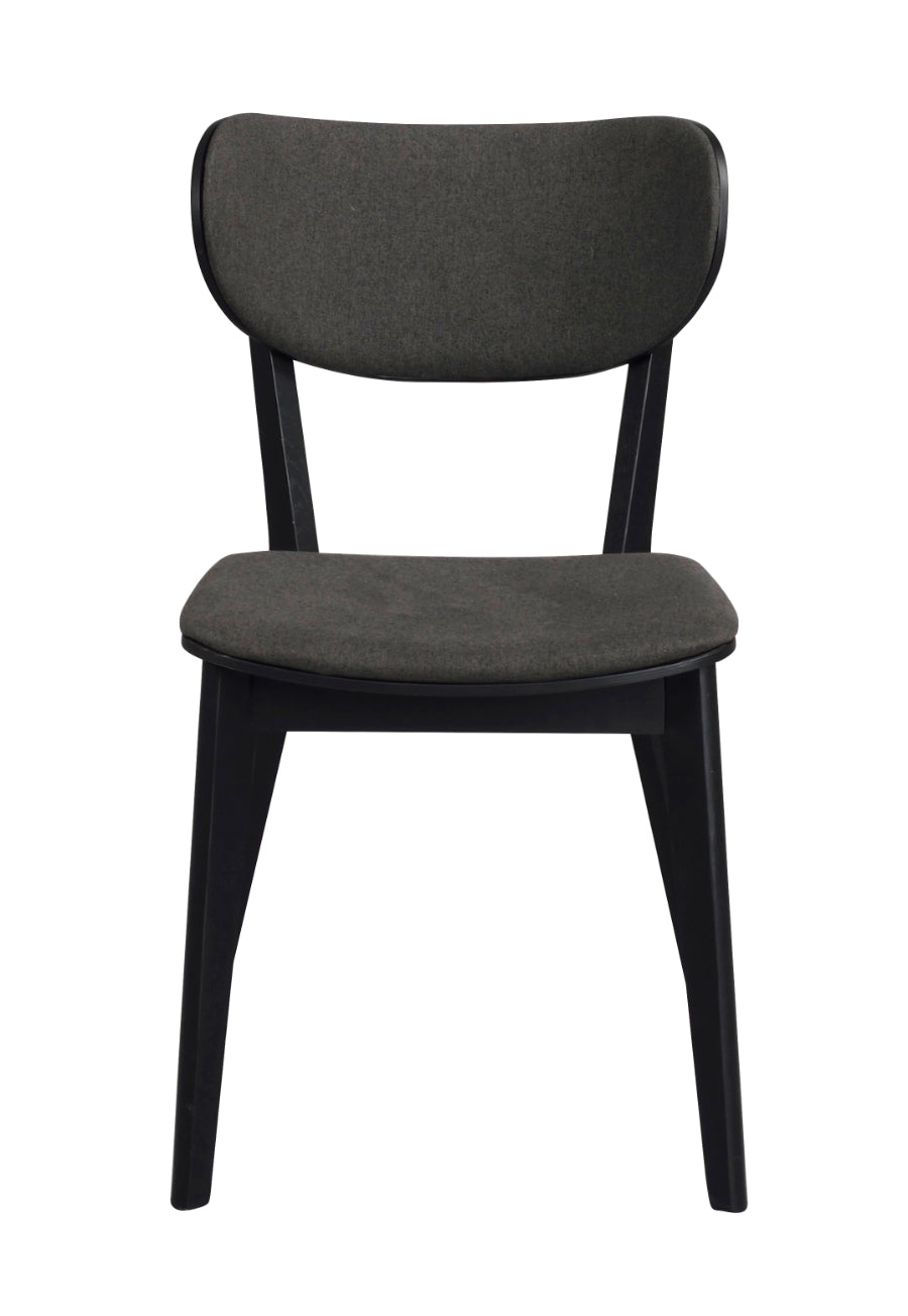 KATO Set of 2 Black Oak Chairs