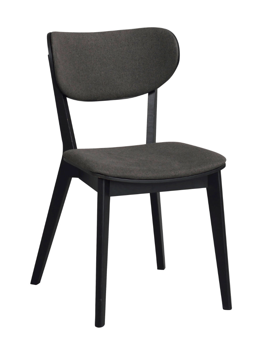 KATO Set of 2 Black Oak Chairs