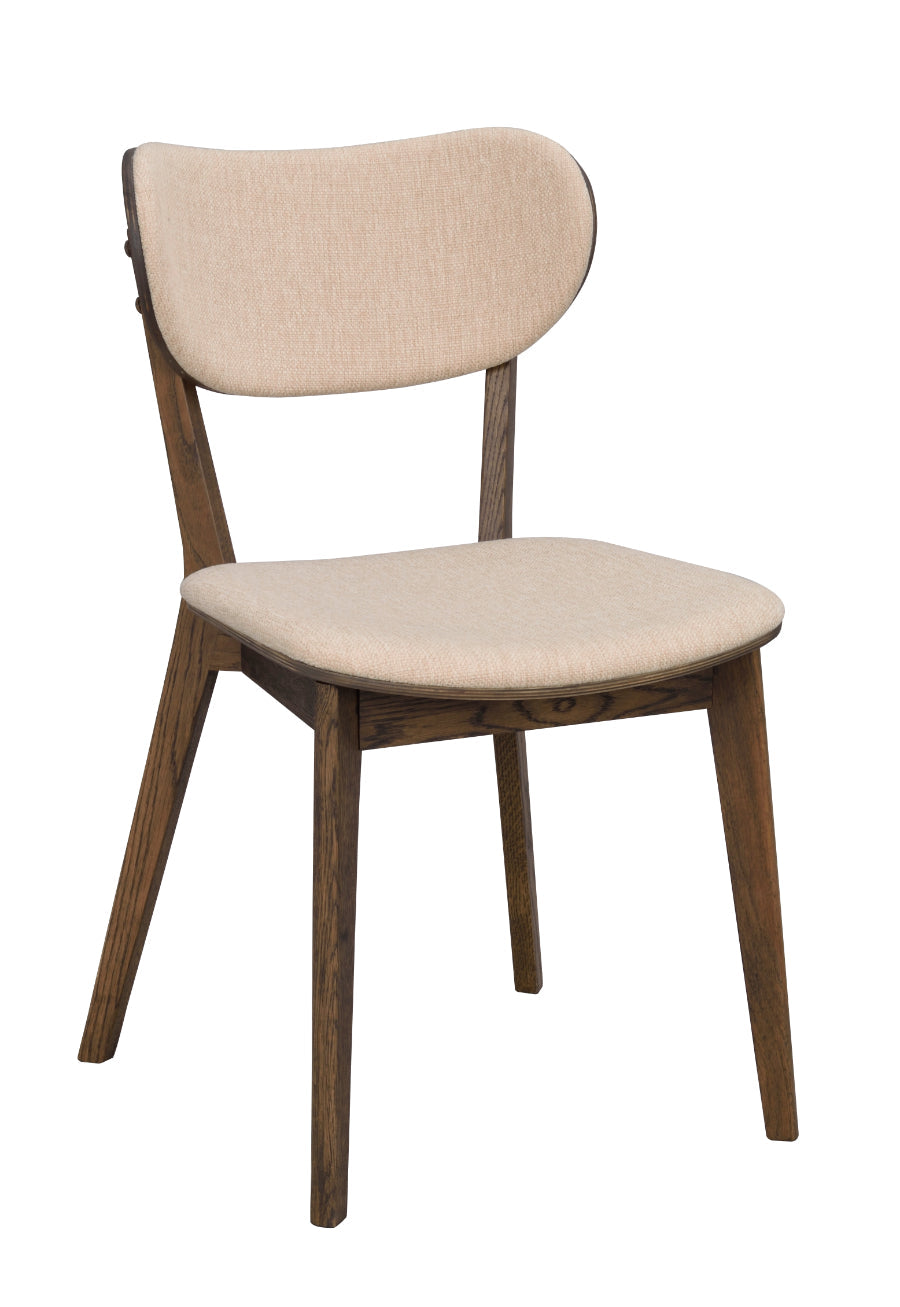 KATO Set of 2 Brown Oak Chairs
