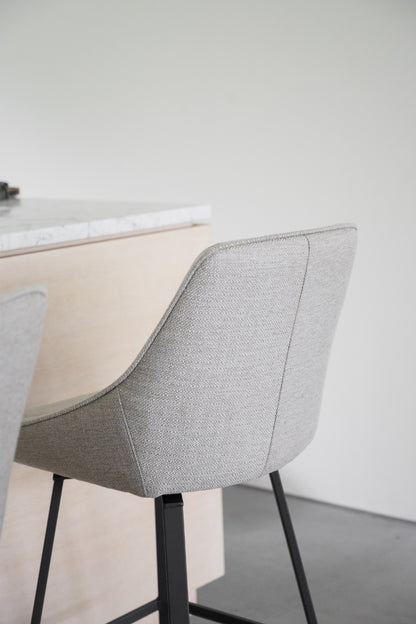 Rowico ALISON Bar Chair Beige, Set of 2, Swivel