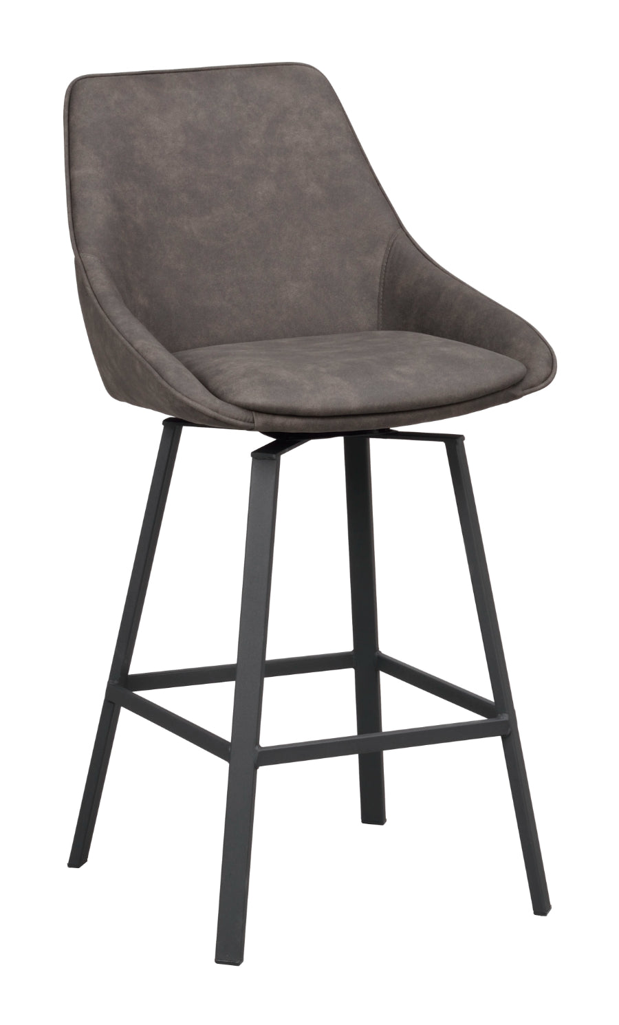 ALISON Bar Chair Grey, Swivel